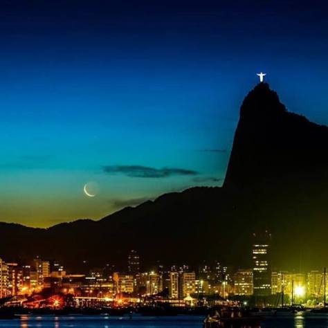 rio at night with christ
